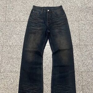 Acne Men's Dark Blue Relaxed Jeans
